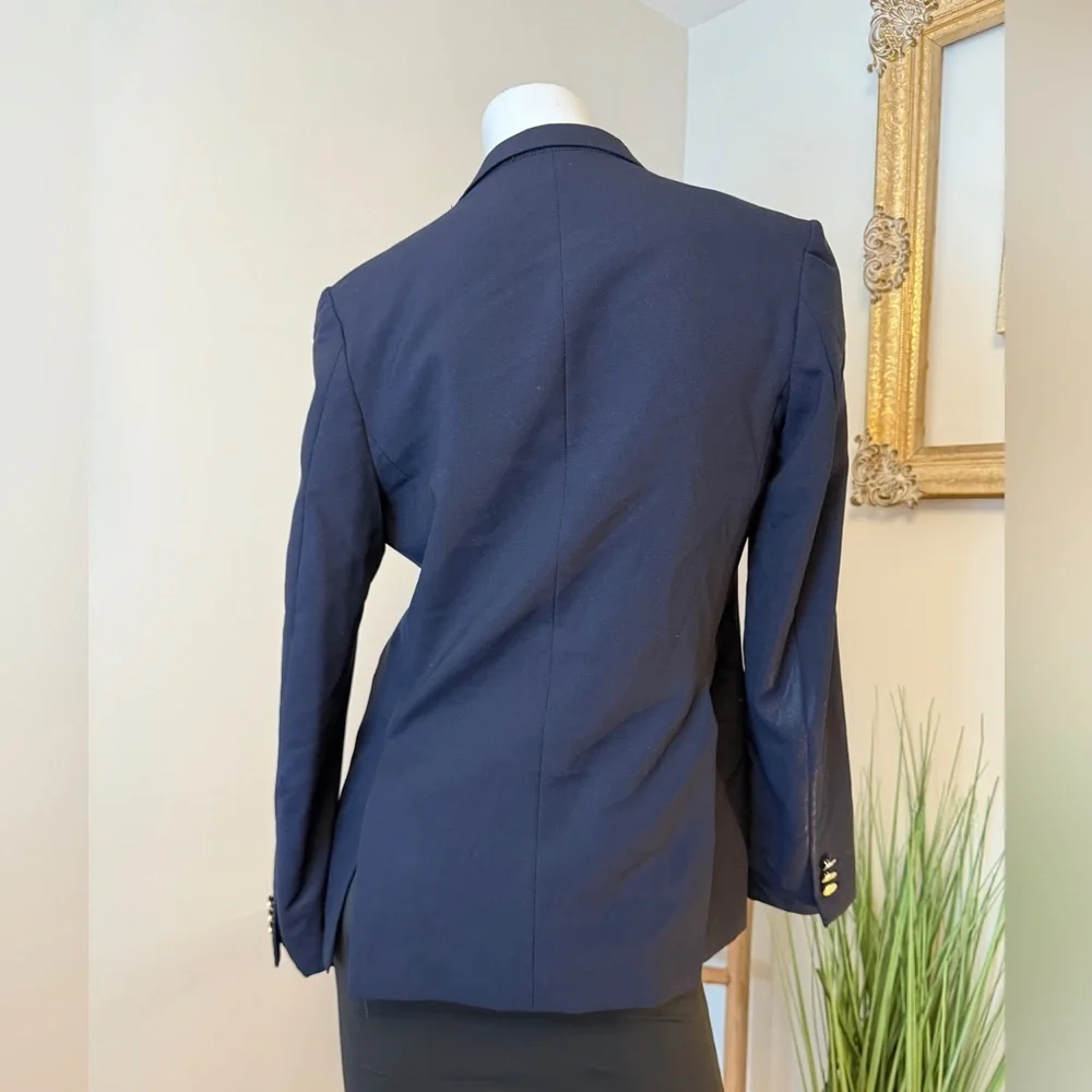 Vineyard Vines Kids' Boathouse Performance Wool Blazer Navy Size 16 EUC